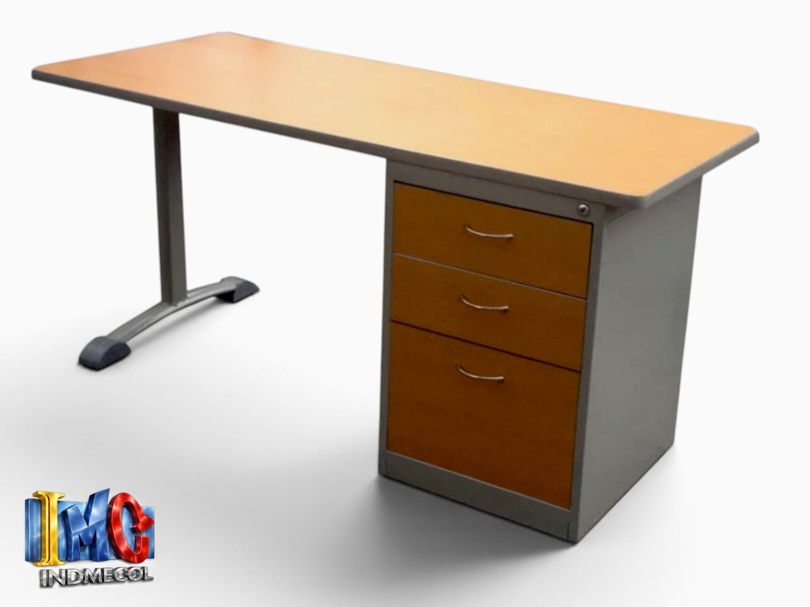 Escritorio Lineal Italia Cajonera Frente Formica