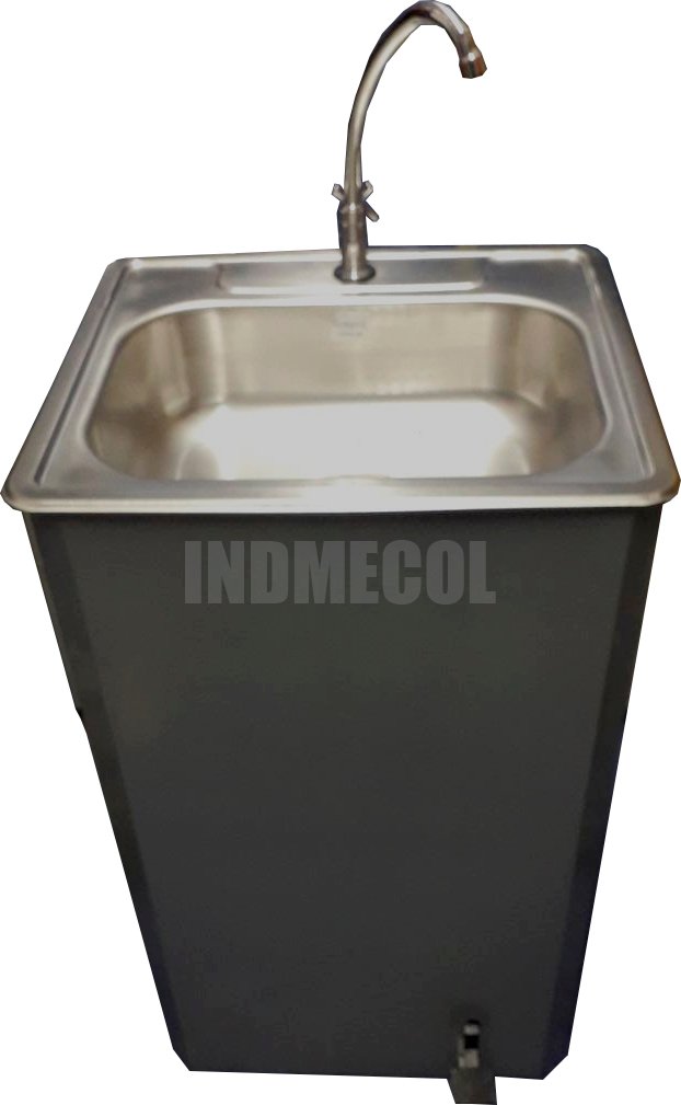 Lavamanos portátil para cometida de agua - Lavamanos portátiles Bogotá -  Colseñales SAS