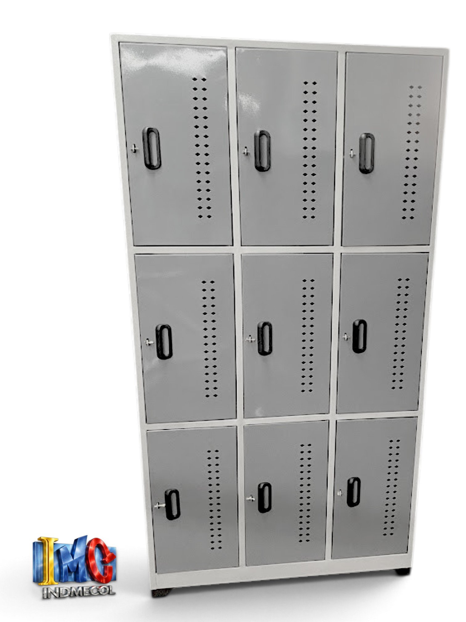Locker de 9 Ptos Orificios Verticales