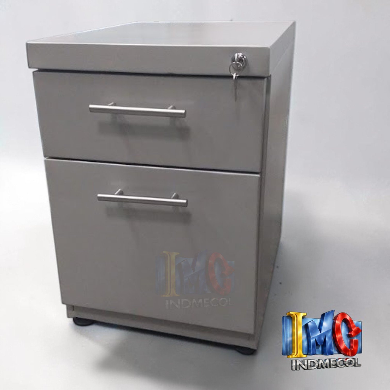 Cajonera 1 x 1 Frente liso con Manija